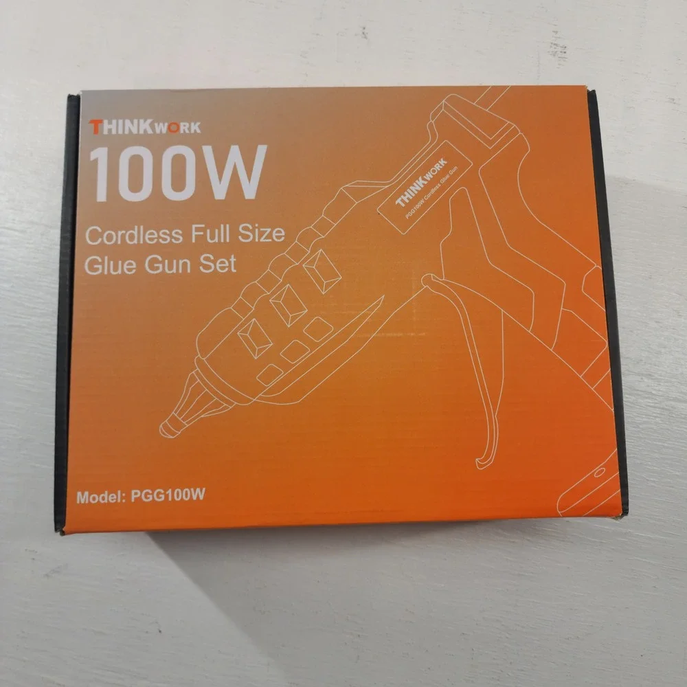 THINKWORK‎ | Heavy Duty Cordless Glue Gun Orange 100W 20V PGG100W